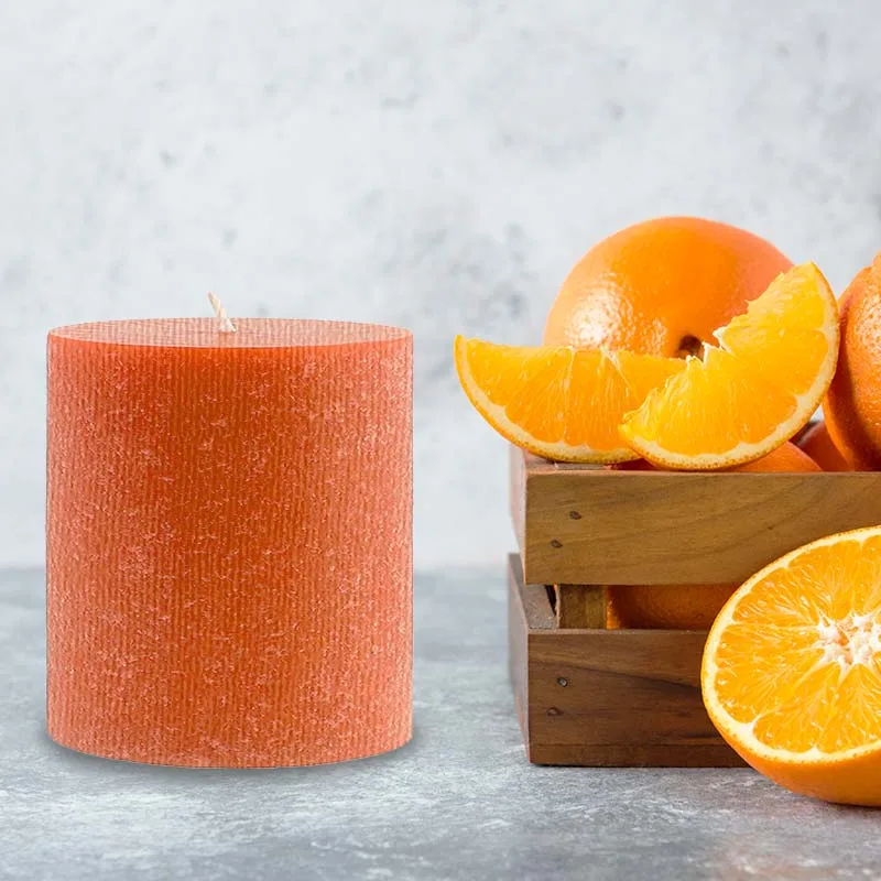 Technoker Αρωματικός Κορμός Κερί Πορτοκάλι Κανέλα Φ9,5 13,5cm Technoker Αρωματικός Κορμός Κερί Πορτοκάλι Κανέλα Φ9,5 13,5cm