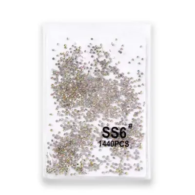 WD Micro - Medium Crystalized Rhine Stones Διακοσμητικά Στρας Νυχιών Ιριδίζον SS6 1440pcs