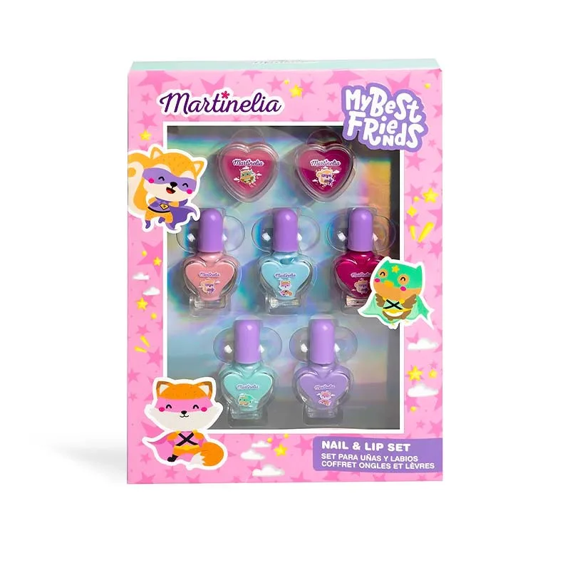 Martinelia My Best Friends Nail & Lip Set - Σετ Ομορφιάς για Κορίτσια 17 x 23 x 3,5cm Ηλικίες 3+ Martinelia My Best Friends Nail & Lip Set - Σετ Ομορφιάς για Κορίτσια 17 x 23 x 3,5cm Ηλικίες 3+