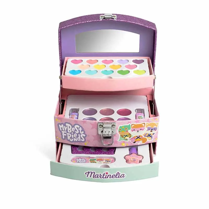 Martinelia My Best Friends 3 Level Beauty Case - Σετ Μακιγιάζ για κορίτσια 17,5 x 11.5 x 12.5cm Ηλικίες 3+ Martinelia My Best Friends 3 Level Beauty Case - Σετ Μακιγιάζ για κορίτσια 17,5 x 11.5 x 12.5cm Ηλικίες 3+