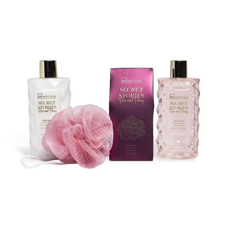 IDC Secret Stories Rose & Peony 4 pcs Basket Σετ Δώρου - Περιποίησης W26x H24 x D16 cm IDC Secret Stories Rose & Peony 4 pcs Basket Σετ Δώρου - Περιποίησης W26x H24 x D16 cm