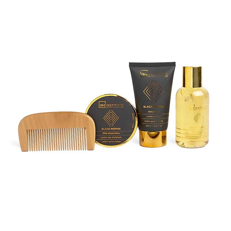 IDC Men's Luxury Bath Giftset Black Pepper- Σετ Περιποίησης 13 x 27.5 x 5cm IDC Men's Luxury Bath Giftset Black Pepper- Σετ Περιποίησης 13 x 27.5 x 5cm