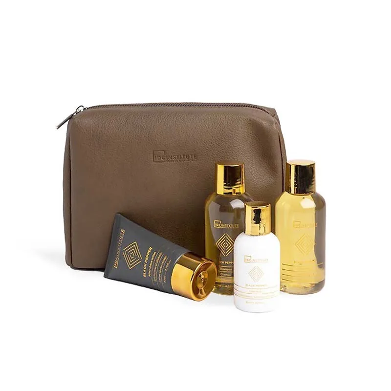 IDC Men's Luxury Bath Giftset Bag Black Pepper - Σετ Περιποίησης 21,8 x 15 x 5,5cm IDC Men's Luxury Bath Giftset Bag Black Pepper - Σετ Περιποίησης 21,8 x 15 x 5,5cm