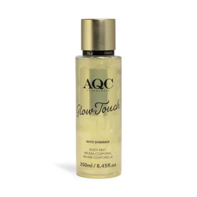 AQC Glow Touch Shimmer Body Mist Gold Σπρέι Σώματος με Shimmer Γλυκό Τροπικό 250ml
