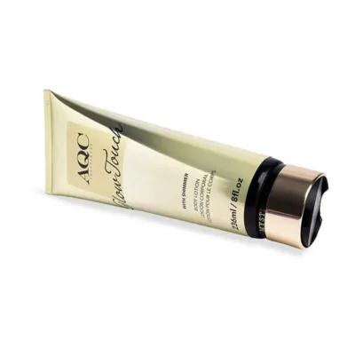 AQC Glow Touch Shimmer Body Lotion Gold Κρέμα Σώματος με Shimmer Γλυκό Τροπικό 236ml