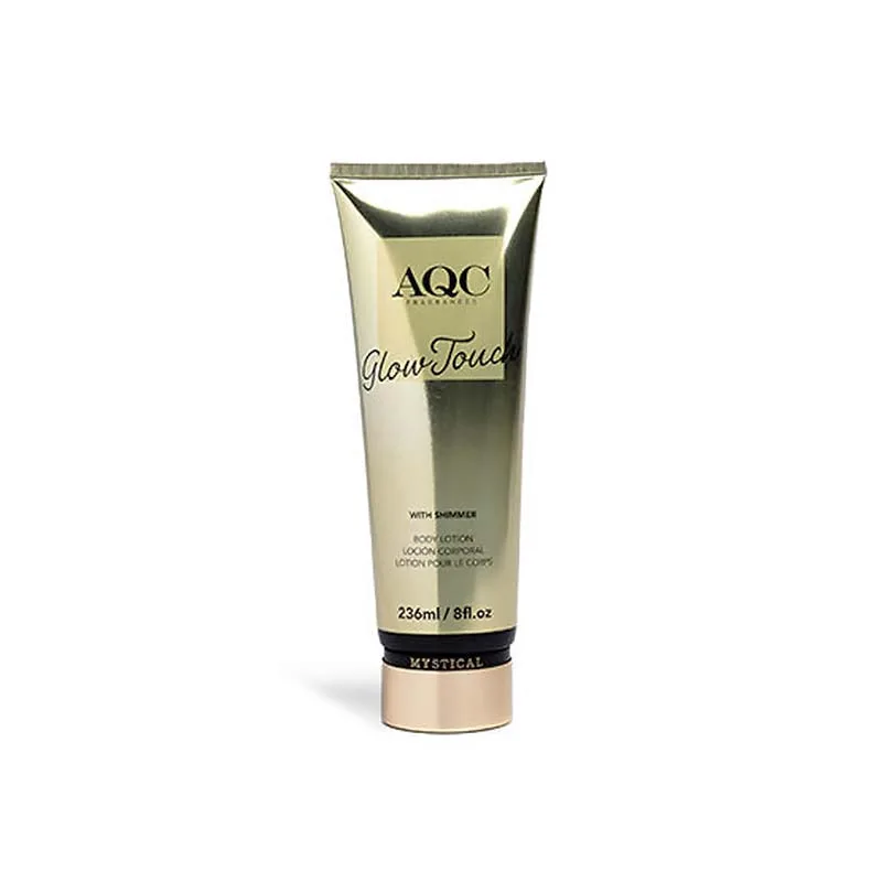 AQC Glow Touch Shimmer Body Lotion Gold Κρέμα Σώματος με Shimmer Γλυκό Τροπικό 236ml