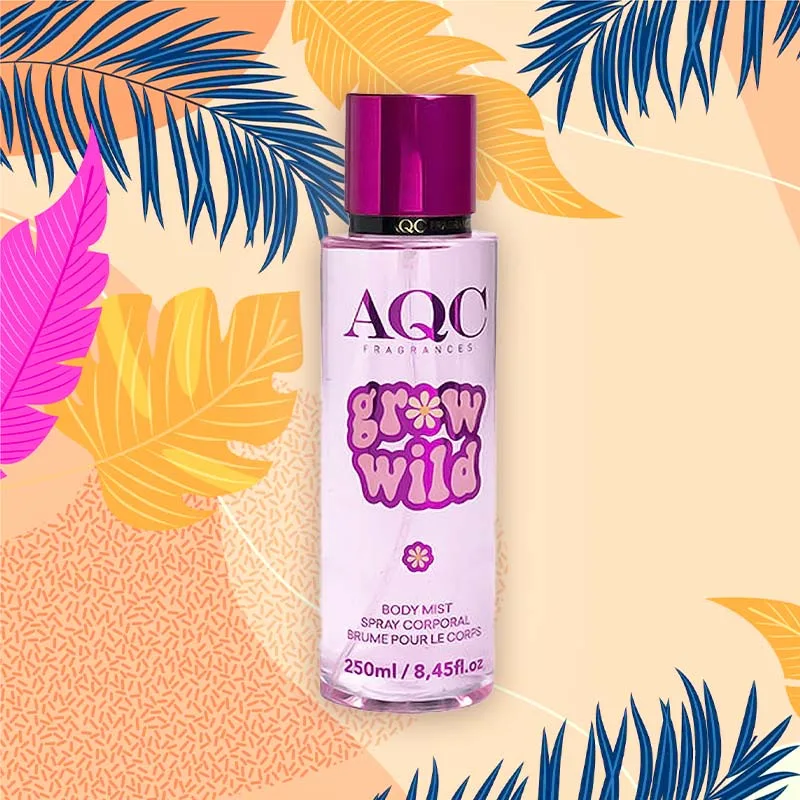 AQC Fragrances Body Mist Spray Grow Wild Λουλουδένιο Αρωματικό Σπρέι Σώματος 250ml