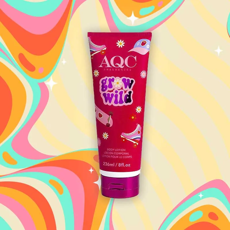 AQC Pinky Flow Grow Wild Body Lotion Κρέμα Σώματος Λουλουδένιο Άρωμα 236ml