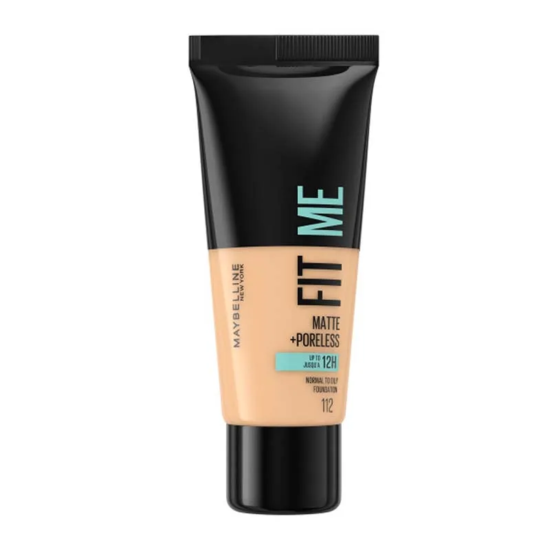 Maybelline Fit Me Make up Matte and Poreless Foundation 30ml No 112 Soft Beige