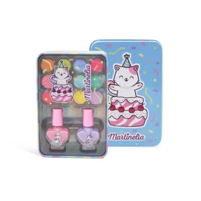 Martinelia Yummy Eyes & Nails Tin Set Παιδικό Σετ Ομορφιάς 13 x 9 x 4,5cm Ηλικίες 3+