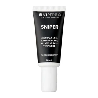 SkinTra Sniper Cream Κρέμα για Ατέλειες & Σπυράκια για Πρόσωπο & Σώμα με Ψευδάργυρο, Αζελογλυκίνη και Σαλικυλικό Οξύ 20ml
