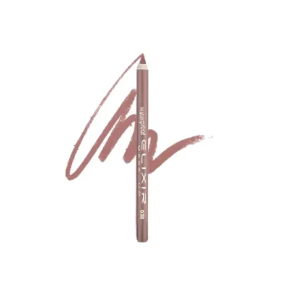 Elixir Waterproof Lip Pencil Μολύβι Χειλιών Αδιάβροχο 1,4gr 038 Caffe Καφέ Κεραμιδί