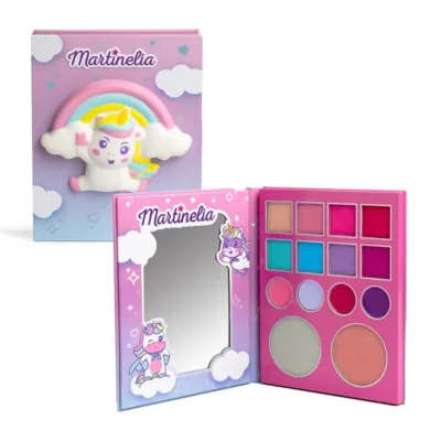 Martinelia Little Unicorn Makeup Palette Book Παιδική Παλέτα Μακιγιάζ 13,5 x 17 x 4cm