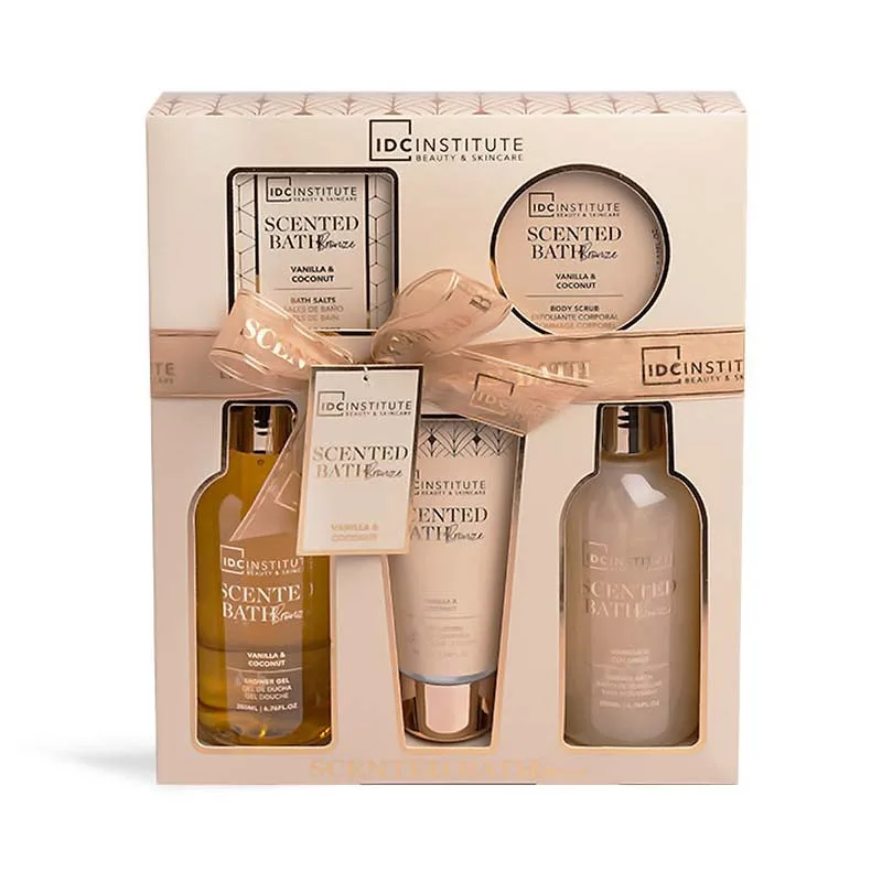 IDC Scented Bath Bronze 5 Pcs Gift Box - Σετ Περιποίησης 21 x 25 x 6 cm