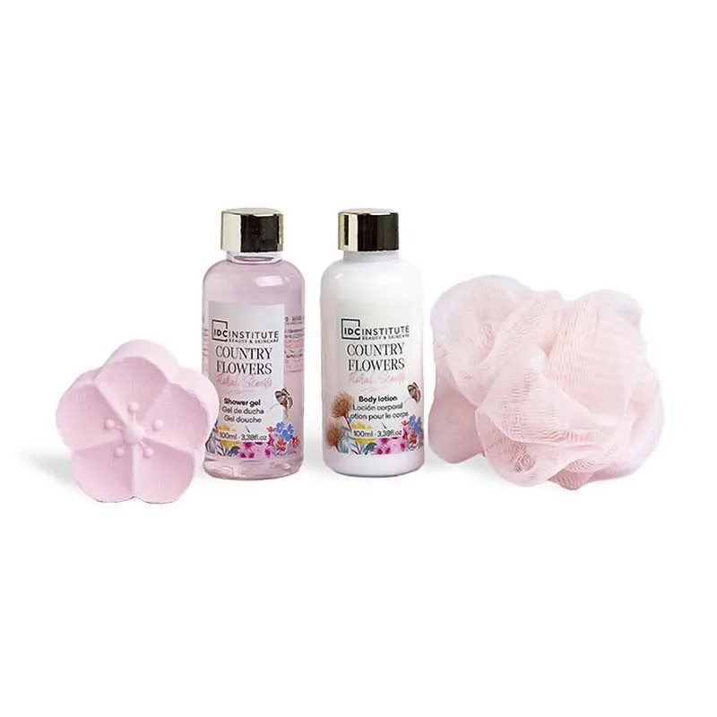 IDC Country Flowers Case 4 Pcs - Σετ Περιποίησης 19 x 18 x 14 cm IDC Country Flowers Case 4 Pcs - Σετ Περιποίησης 19 x 18 x 14 cm