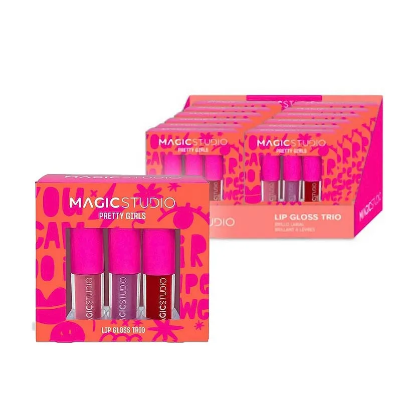 IDC Magic Studio Lip Gloss Trio Σετ Lip Gloss 3 x 1.8ml IDC Magic Studio Lip Gloss Trio Σετ Lip Gloss 3 x 1.8ml