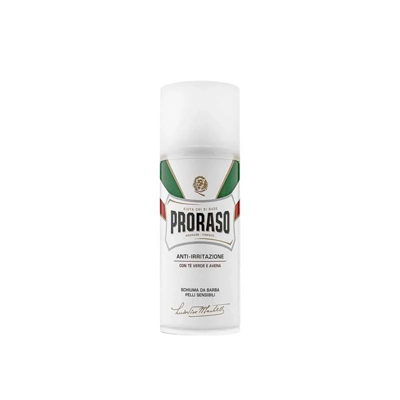 Proraso Sensitive Skin Shaving Foam Travel Size Αφρός Ξυρίσματος για Ευαίσθητες Επιδερμίδες 50ml