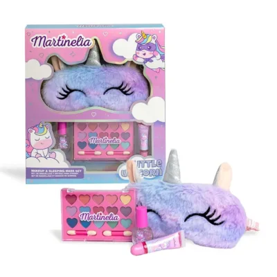 Martinelia Little Unicorn Makeup & Sleeping Mask set - Παιδικό Σετ Ομορφίας 25 x 29 x 3,5cm Ηλικίες 3+