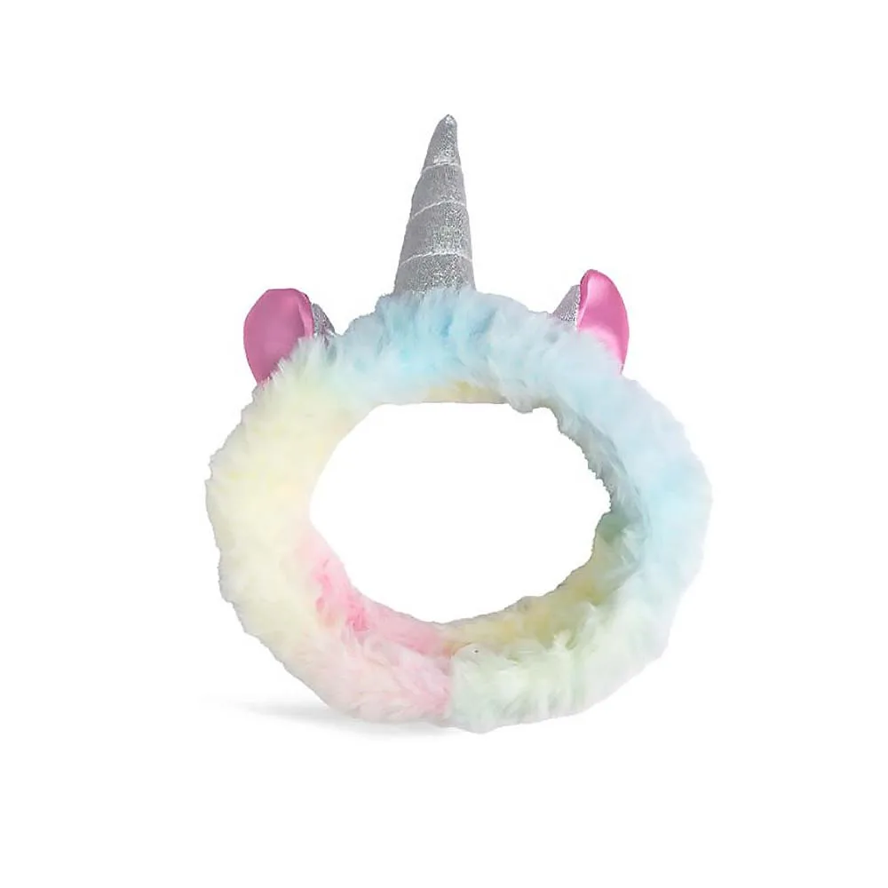 Martinelia Sweet Dreams Unicorn Headband Γούνινη Κορδέλα Μαλλιών για Μακιγιάζ Μονόκερος Animal Πολύχρωμη