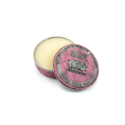 Reuzel Pink Heavy Hold Grease Pomade- Πομάδα Διαμόρφωσης Μαλλιών 35gr