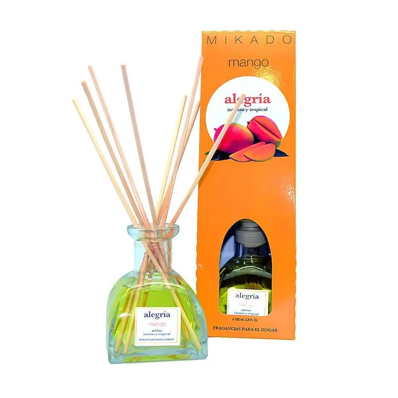 MIKADO Fragrance Diffuser & Sticks Alegria - Mango 100ml MIKADO Fragrance Diffuser & Sticks Alegria - Mango 100ml