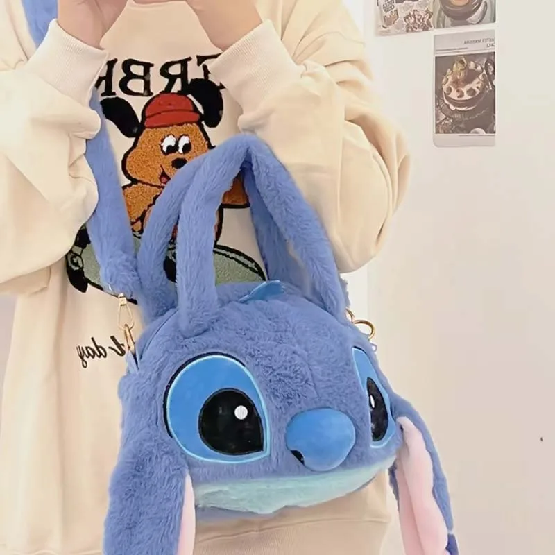 VIP Baby Dolls Stitch Bag - Λούτρινη Τσάντα Χειρός & Ώμου 26 x 20 x 9,5 cm Γαλάζια VIP Baby Dolls Stitch Bag - Λούτρινη Τσάντα Χειρός & Ώμου 26 x 20 x 9,5 cm Γαλάζια