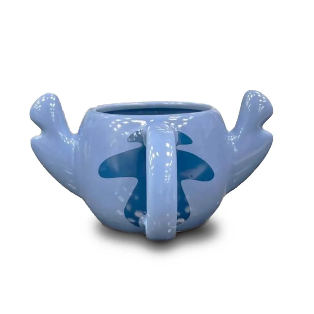 D&H 3D Mug Stitch Πήλινη Τρισδιάστατη Κούπα Φιγούρα 350ml Γαλάζια