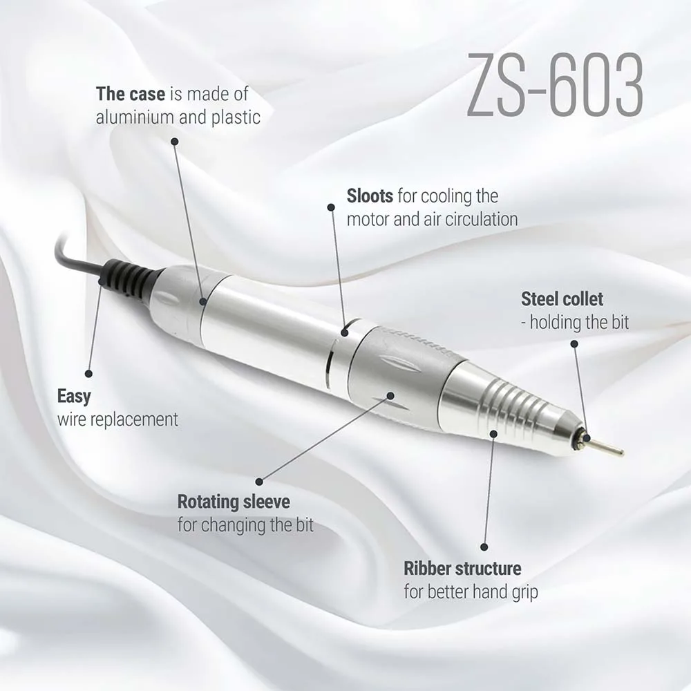 Nail Master Nail Glazing Machine - Τροχός Νυχιών Ρεύματος με Πεντάλ 35000 Rpm 65W Silver Nail Master Nail Glazing Machine - Τροχός Νυχιών Ρεύματος με Πεντάλ 35000 Rpm 65W Silver