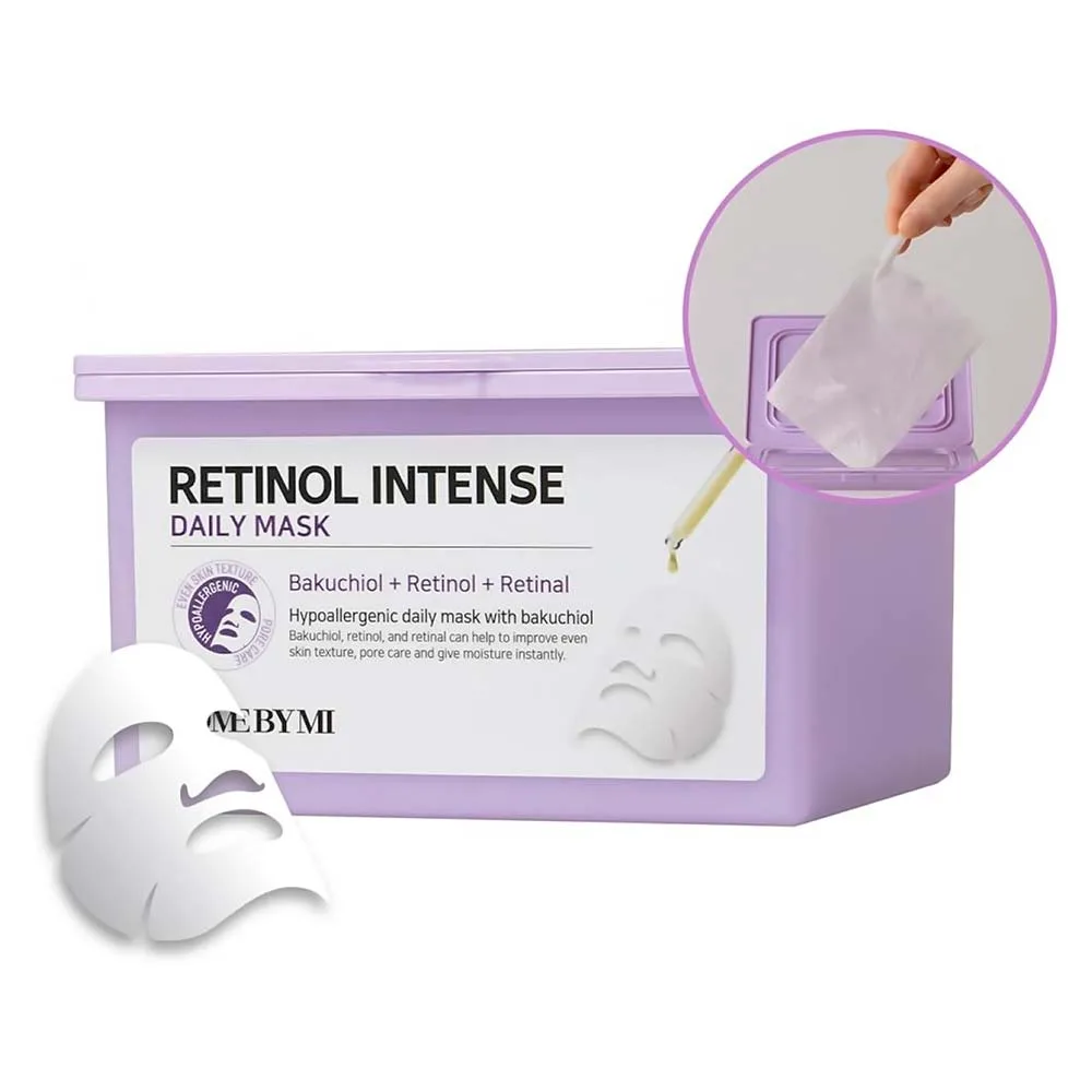 Some By Mi Retinol Intensive Sheetmasks Σετ Μάσκες Προσώπου & Ματιών με Ρετινόλη , Retinal & Bakuchiol, για Σύσφιξη & Ανάπλαση 30τεμ