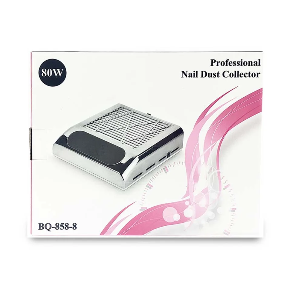 Crome BQ -858-8 Nail Dust Collector Απορροφητήρας Σκόνης Νυχιών 80W Ασημί Crome BQ -858-8 Nail Dust Collector Απορροφητήρας Σκόνης Νυχιών 80W Ασημί