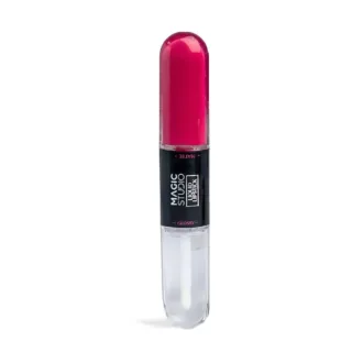 IDC Magic Studio Double Liquid Lipstick & Lipgloss Κραγιόν & Lipgloss 7,8ml 02 Ροζ Ματζέντα