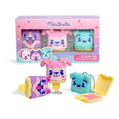 Martinelia World Animal Lip Gloss Trio Παιδικό Σετ Lipgloss 3 x 0.96gr