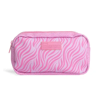 IDC Institute Cosmetic Bag Νεσεσέρ Καλλυντικών 18 x 10 x 5cm Ροζ