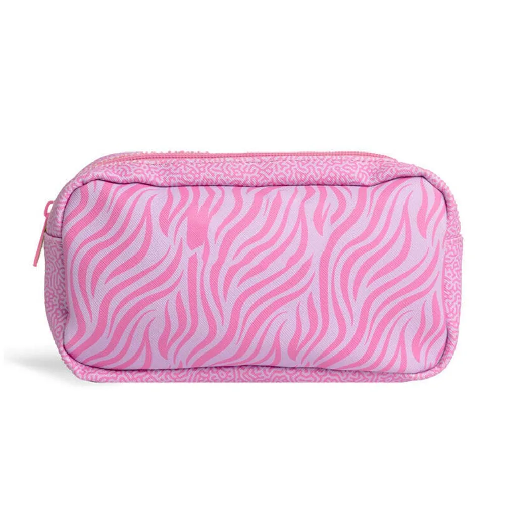 IDC Institute Cosmetic Bag Νεσεσέρ Καλλυντικών 18 x 10 x 5cm Ροζ