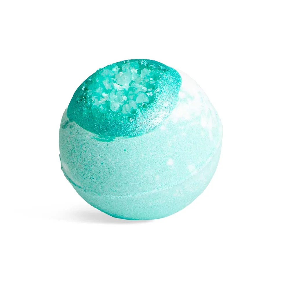 IDC Institute 2 in 1 Flower Bath Ball Fizzer & Salts Orchid Ορχιδέα 100gr