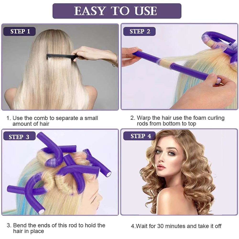 Kika Bendy Hair Rollers Εύκαμπτα Ρόλεϊ Μπικουτί Μαλλιών Φ 1,8cm Πολύχρωμα 3pcs Kika Bendy Hair Rollers Εύκαμπτα Ρόλεϊ Μπικουτί Μαλλιών Φ 1,8cm Πολύχρωμα 3pcs