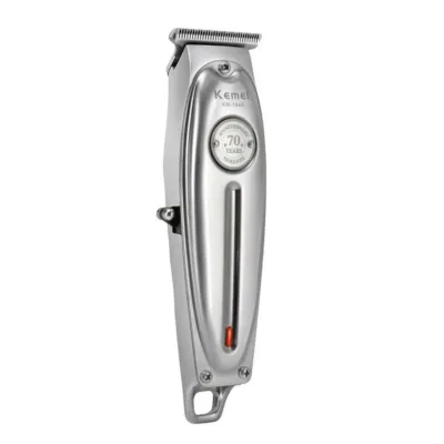 Kemei Επαγγελματική Επαναφορτιζόμενη Κουρευτική Μηχανή KM-1949 Silver