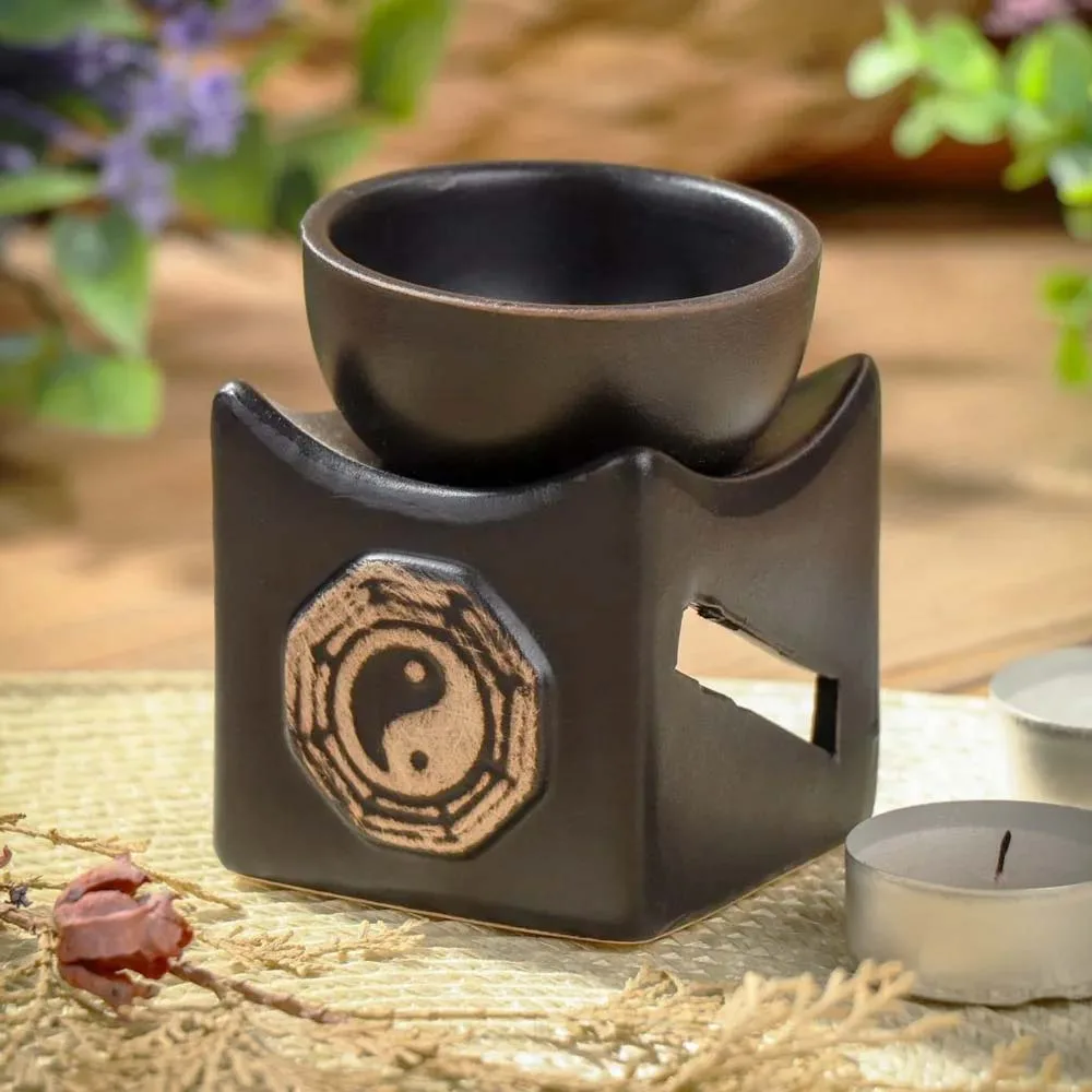 Yuanp Lamp Κεραμική Συσκευή για Καύση Αιθερίων & Αρωματικών Ελαίων 7 x 9cm Μαύρη Yuanp Lamp Κεραμική Συσκευή για Καύση Αιθερίων & Αρωματικών Ελαίων 7 x 9cm Μαύρη