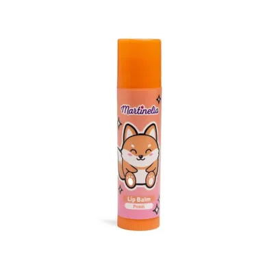 Martinelia Funny Cute Animals Lip Balm Peach - Βάλσαμο Χειλιών 3,5gr Ροδάκινο
