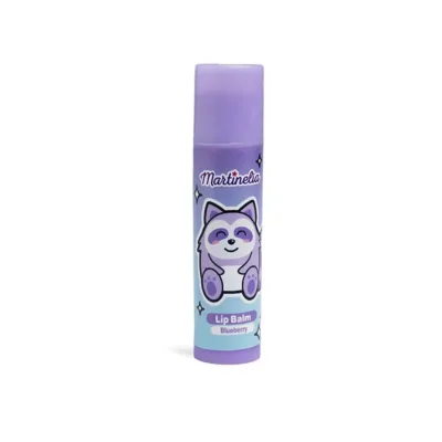 Martinelia Funny Cute Animals Lip Balm Blueberry - Βάλσαμο Χειλιών 3,5gr Μύρτιλο