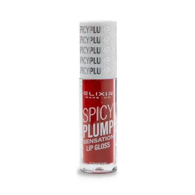 Elixir Spicy Plump Lipgloss για Εφέ Όγκου στα Χείλη 4,5gr 404 Κόκκινο, Γεύση Κεράσι