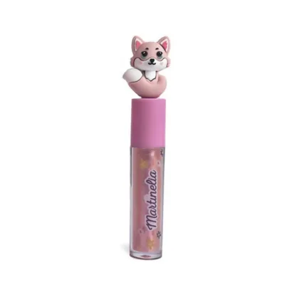 Martinelia Flavoured Friendly Animal Lip Gloss Peach 3ml Ηλικίες 3+