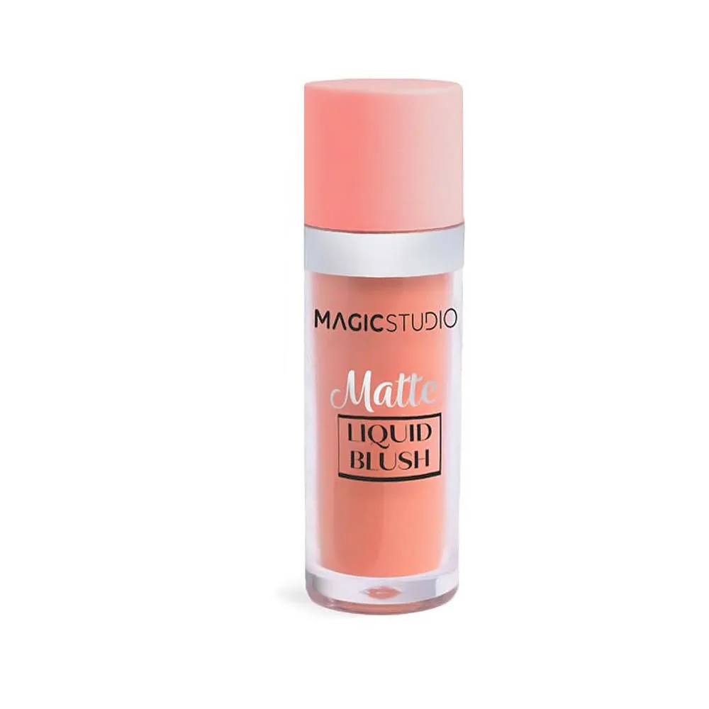 Idc Magic Studio Matte Liquid Blush Υγρό Ρουζ με Πινελάκι Νο 03 Peach 5ml