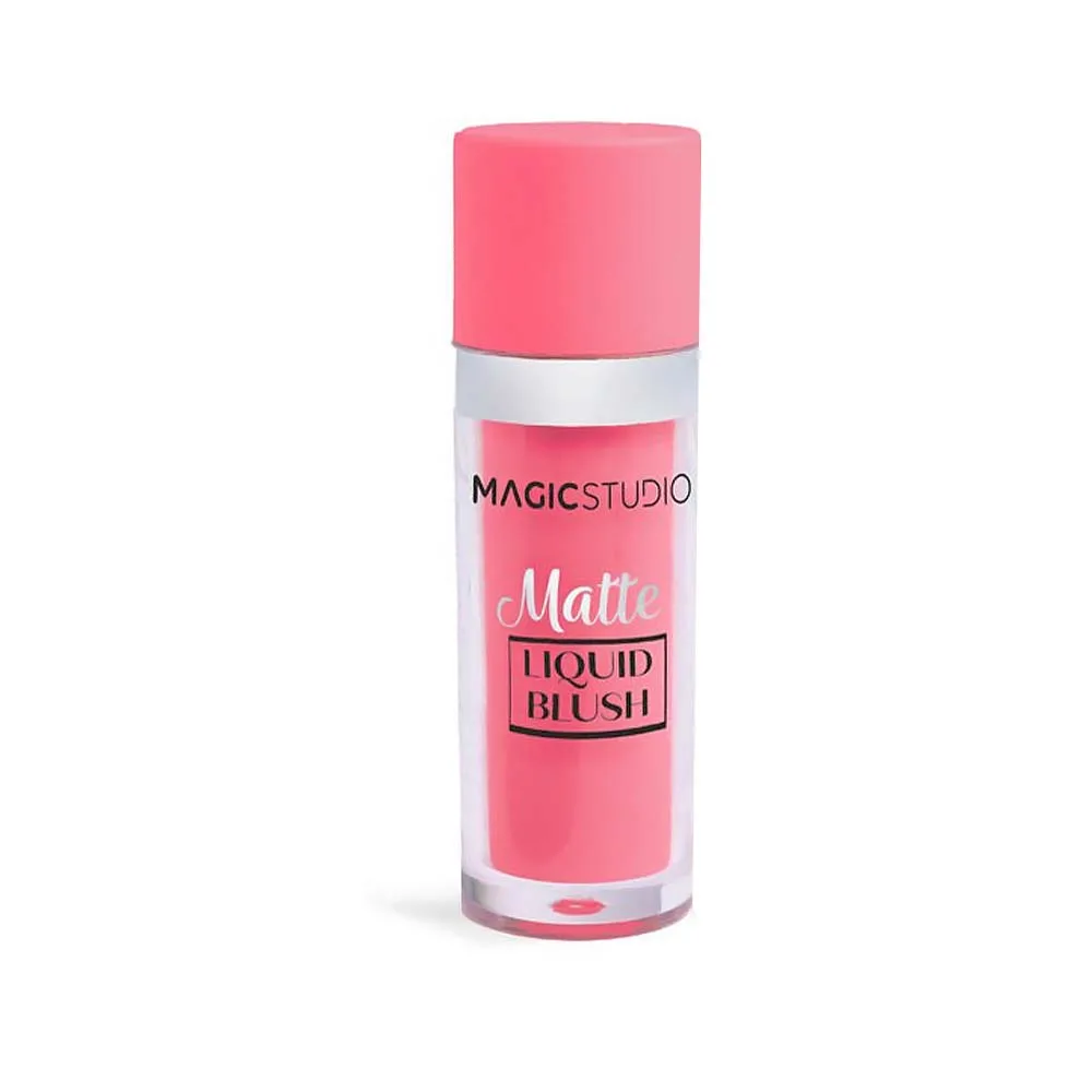 Idc Magic Studio Matte Liquid Blush Υγρό Ρουζ με Πινελάκι Νο 01 Ροζ 5ml