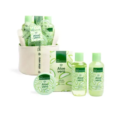 IDC Institute Aloe Vera Series Spa Bliss Bath Gift Set 5pcs - Σετ Περιποίησης Σώματος 14 x 22 x 14cm