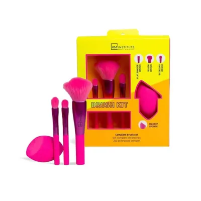IDC Institute Neon Complete Makeup Brush Set 4pcs 14,5 x 17 x 4,5cm