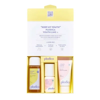 Plodica Full Day Youth Travel Kit Σετ Περιποίησης Προσώπου για Αντιγήρανση & Σύσφιξη 3pcs