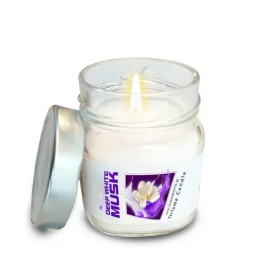 Sueno Aroma Φυτικό Αρωματικό Κερί Deep White Musk με Λευκό Μόσχο 212ml