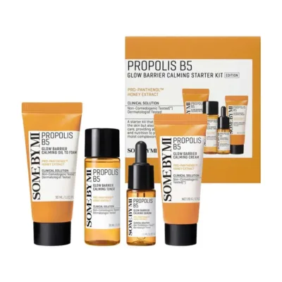 Some By Mi Propolis B5 Barrier Calming Starter Kit Σετ Περιποίησης Προσώπου με Αντιρυτιδική Δράση για Ευαίσθητο Δέρμα 4pcs