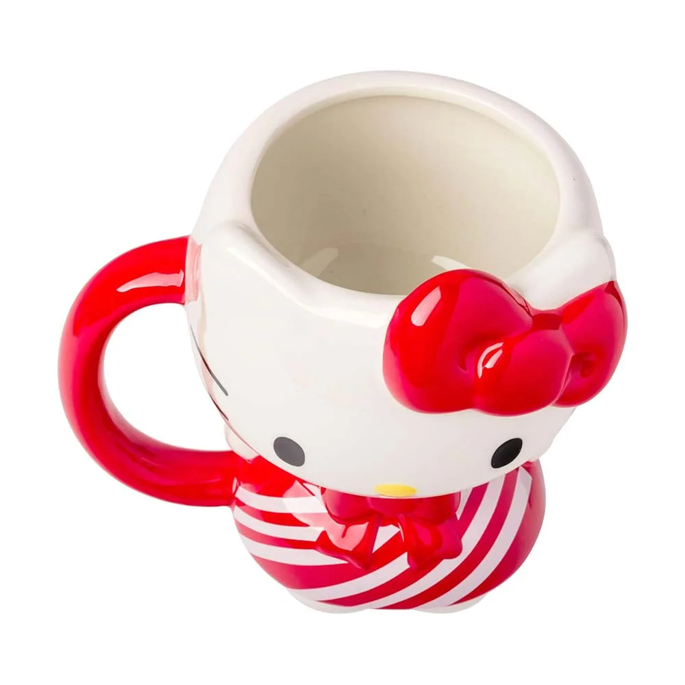 D&H 3D Mug Kitty Πήλινη Τρισδιάστατη Κούπα Φιγούρα 400ml Λευκή Κόκκινη D&H 3D Mug Kitty Πήλινη Τρισδιάστατη Κούπα Φιγούρα 400ml Λευκή Κόκκινη